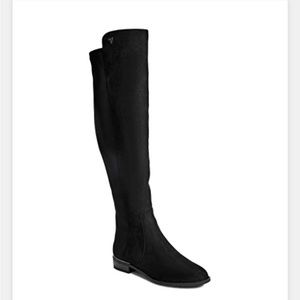 GUESS FACTORY Factory Shire Over-The-Knee Suede Boots